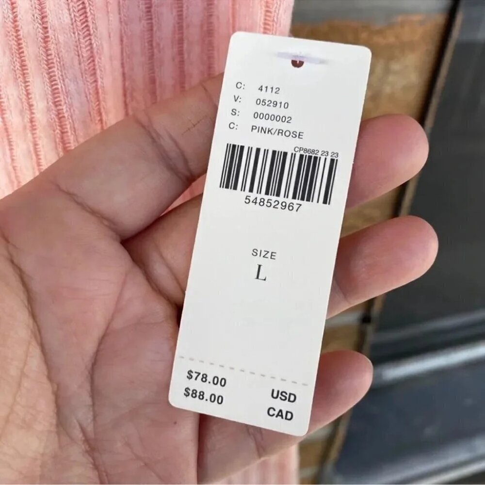 Anthropologie maeve sweater large in pink NWT - Picture 6 of 8